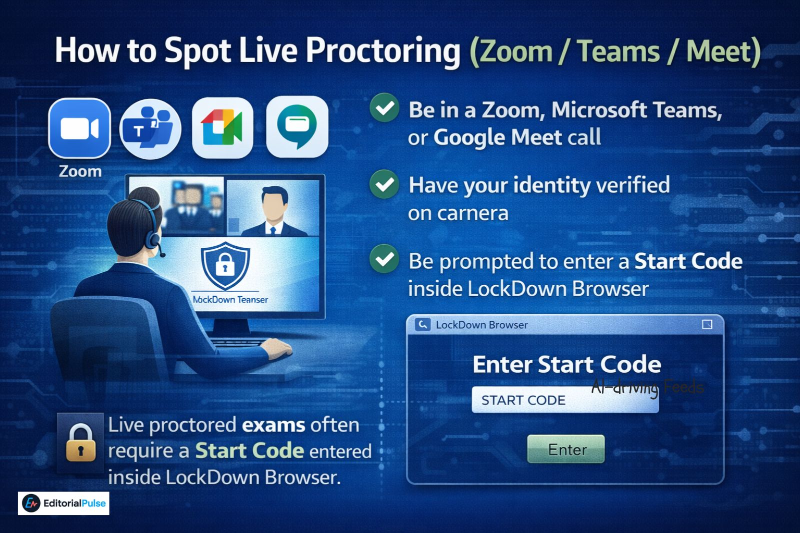 How to Spot Live Proctoring