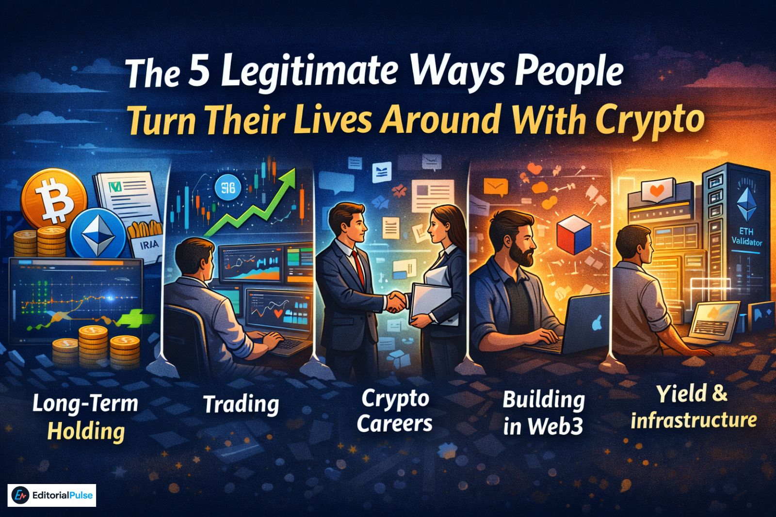 The 5 Legitimate Ways People Turn Their Lives Around With Crypto