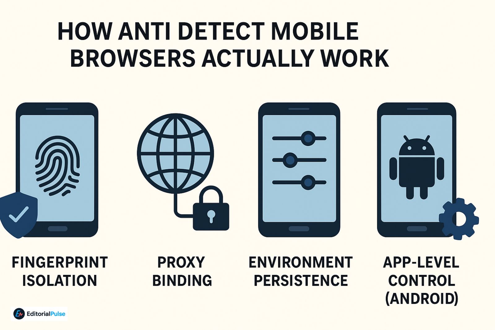 how anti detect mobile browsers works