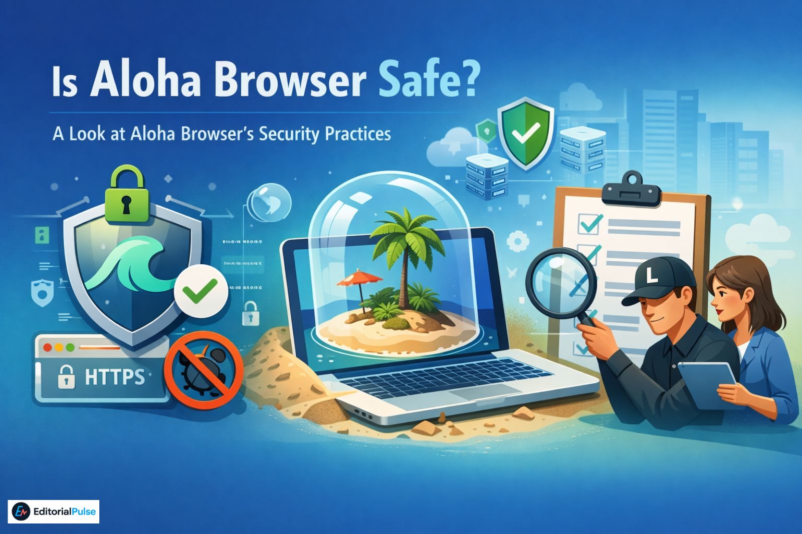 is aloha browser safe
