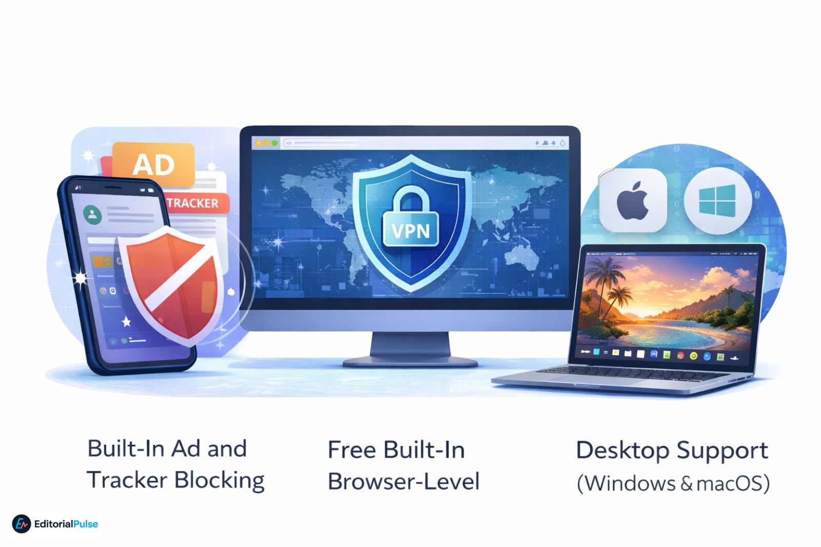 key features of aloha browser