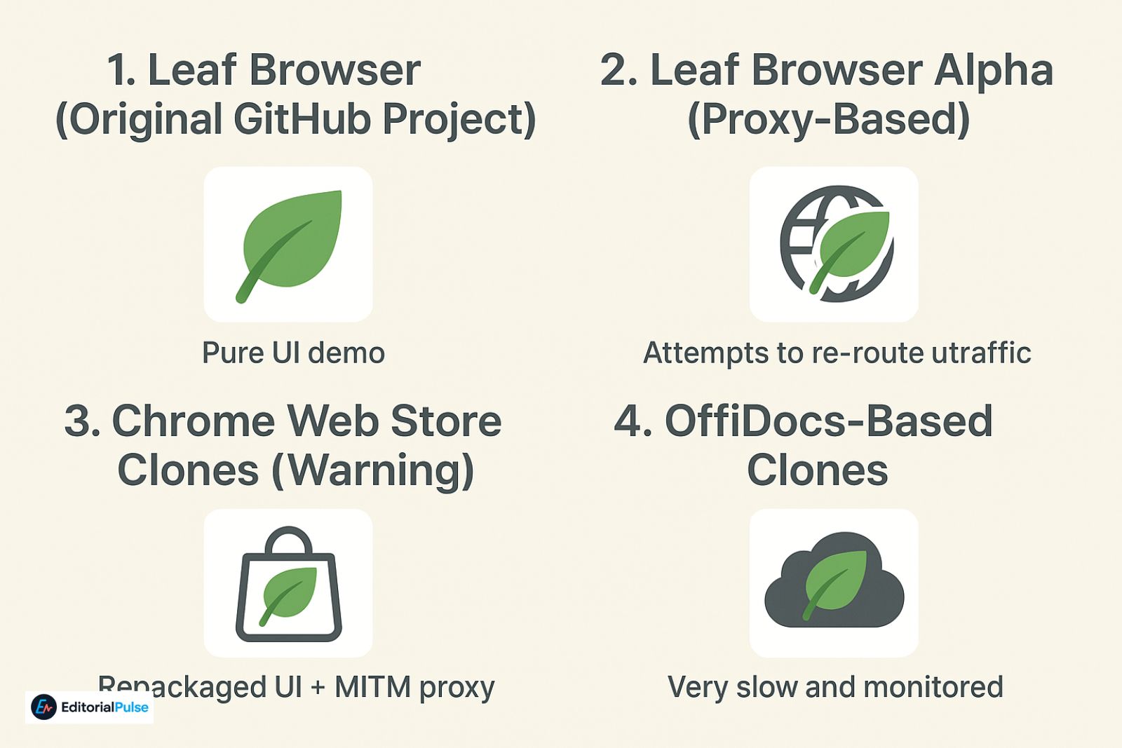 leaf browser versions