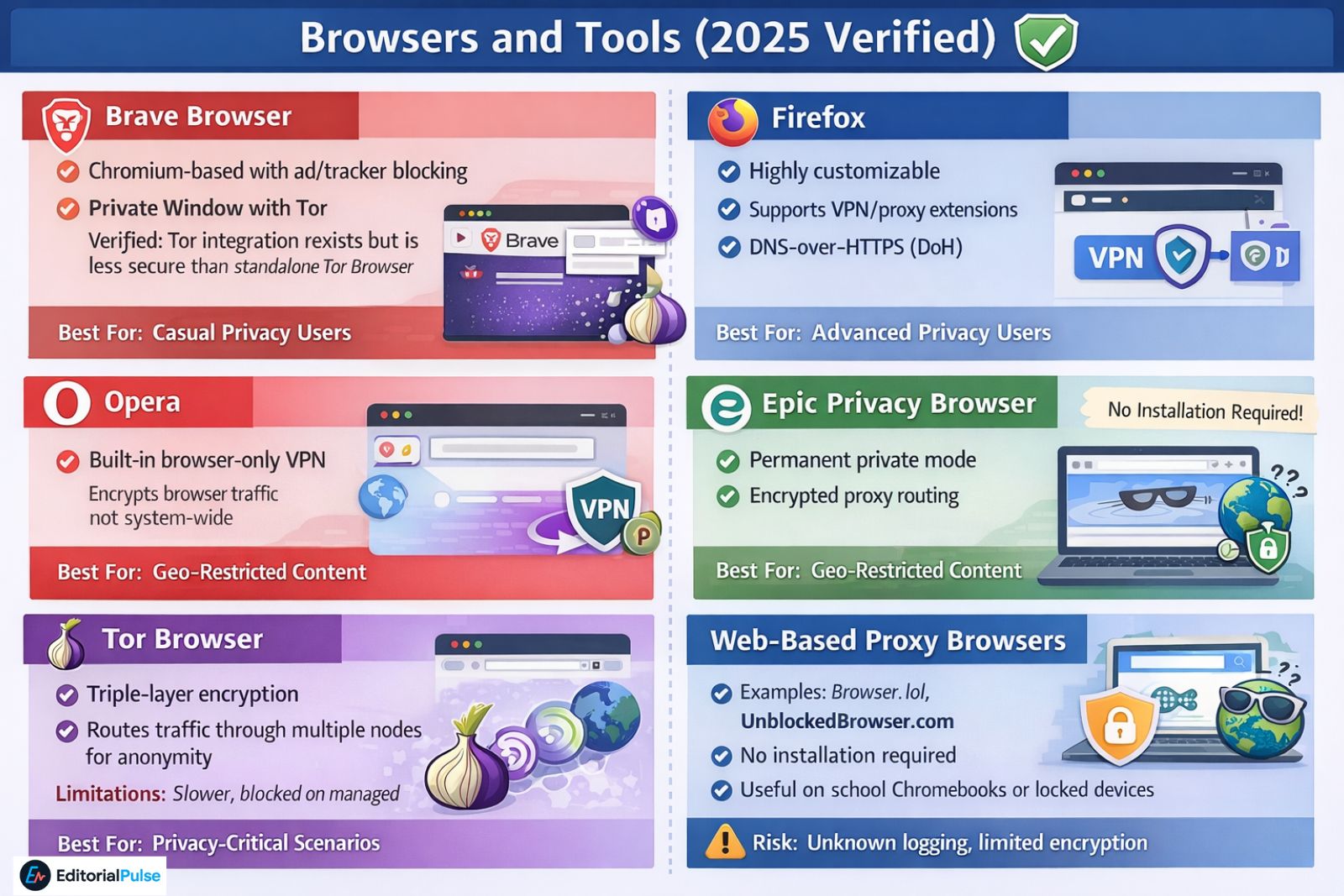 top unblocked browsers and tools