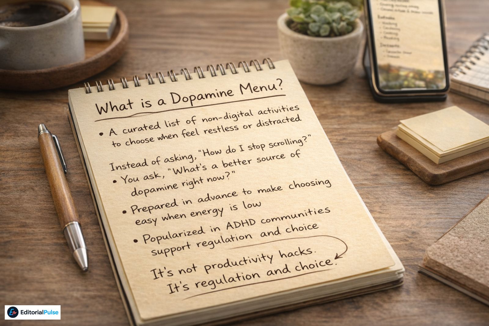 what is a dopamine menu