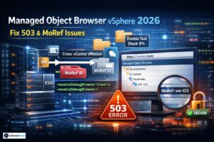 Managed Object Browser vSphere 503 error fix