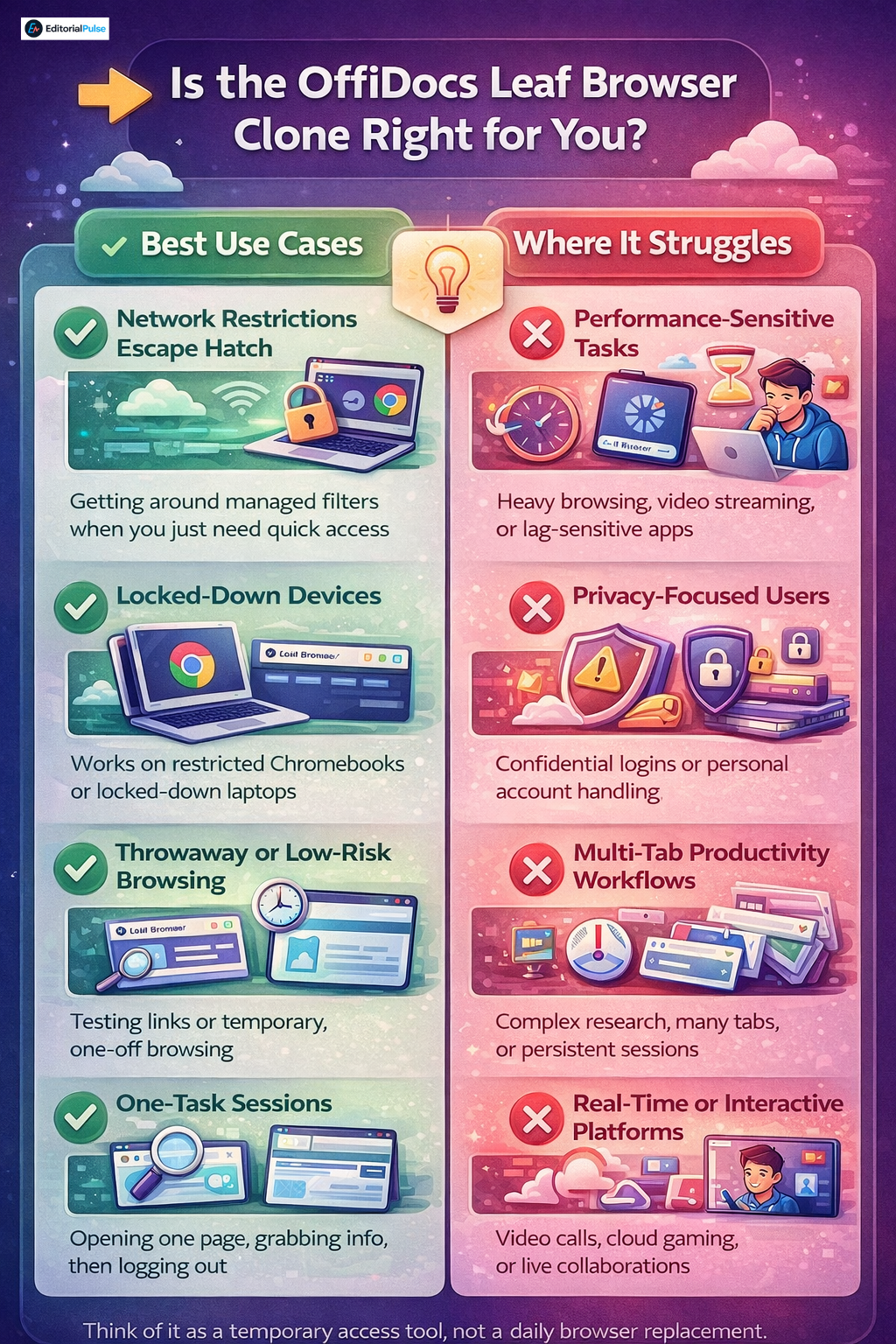 is the offidocs leaf browser clone right for you